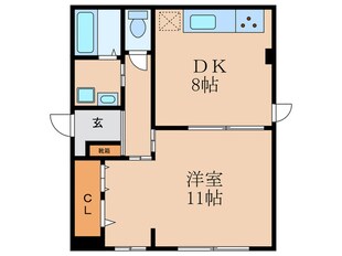 天神朝陽マンションの物件間取画像